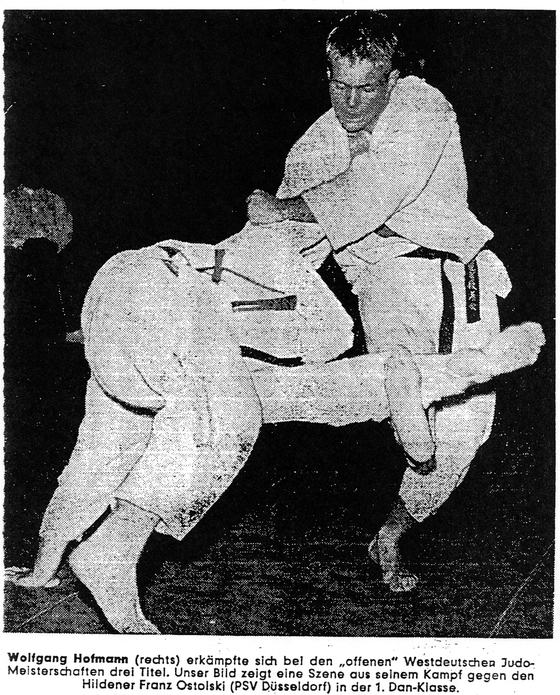 Archivstück des Judo-Club Hilden