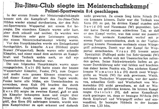 Jiu-Jitsu-Club siegte im Meisterschaftskampf